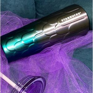 Starbucks Venti Purple Twilight Ombre Mermaid Scales Stainless Steel Tumbler